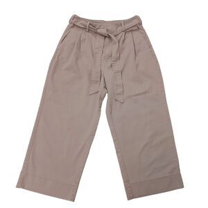 Abercrombie & Fitch Trousers Womens 27 Pale Rose High Rise Wide Leg Belted